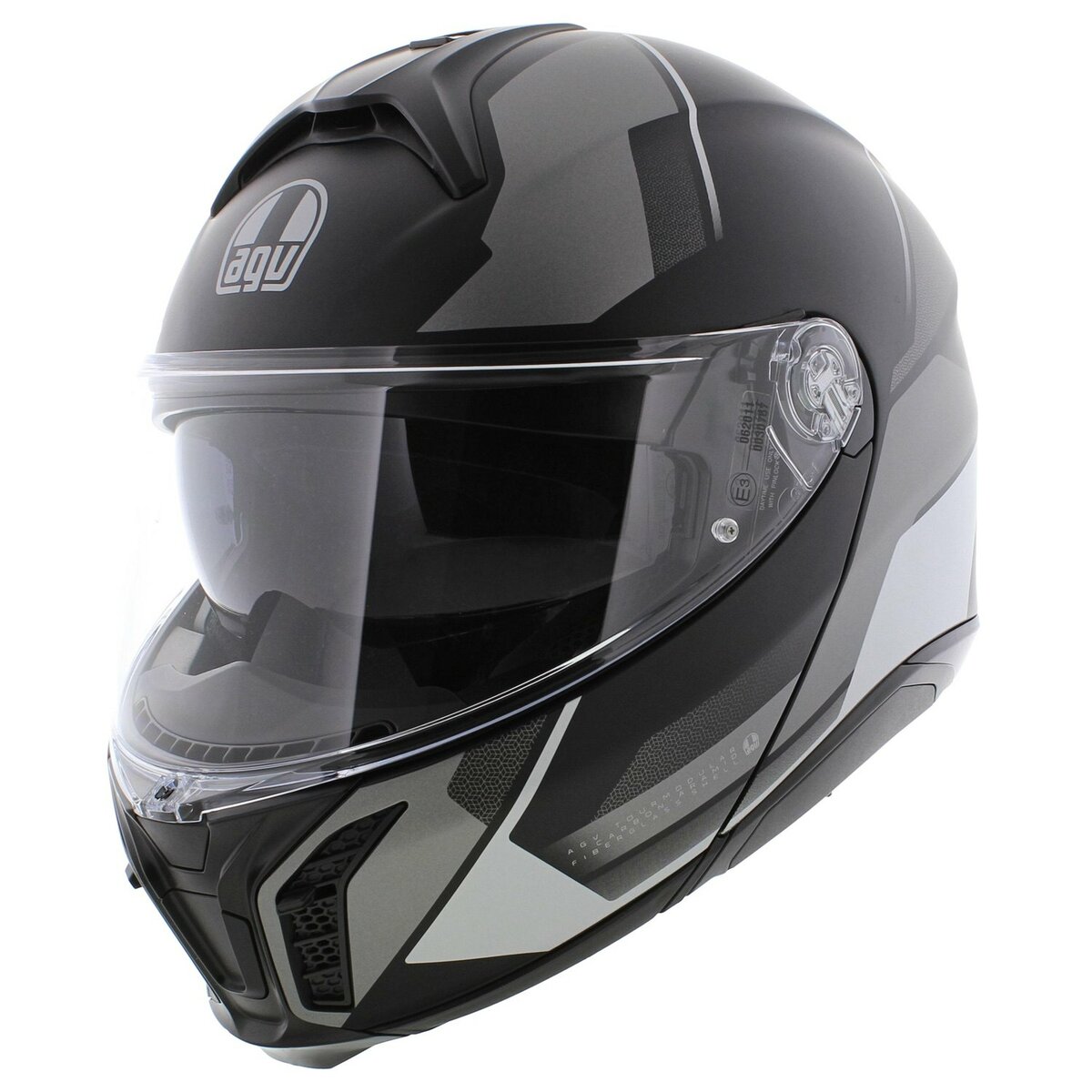 AGV Tourmodular Perception modular helmet matt black silver grey