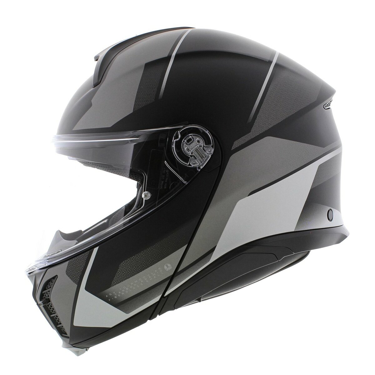 AGV Tourmodular Perception modular helmet matt black silver grey