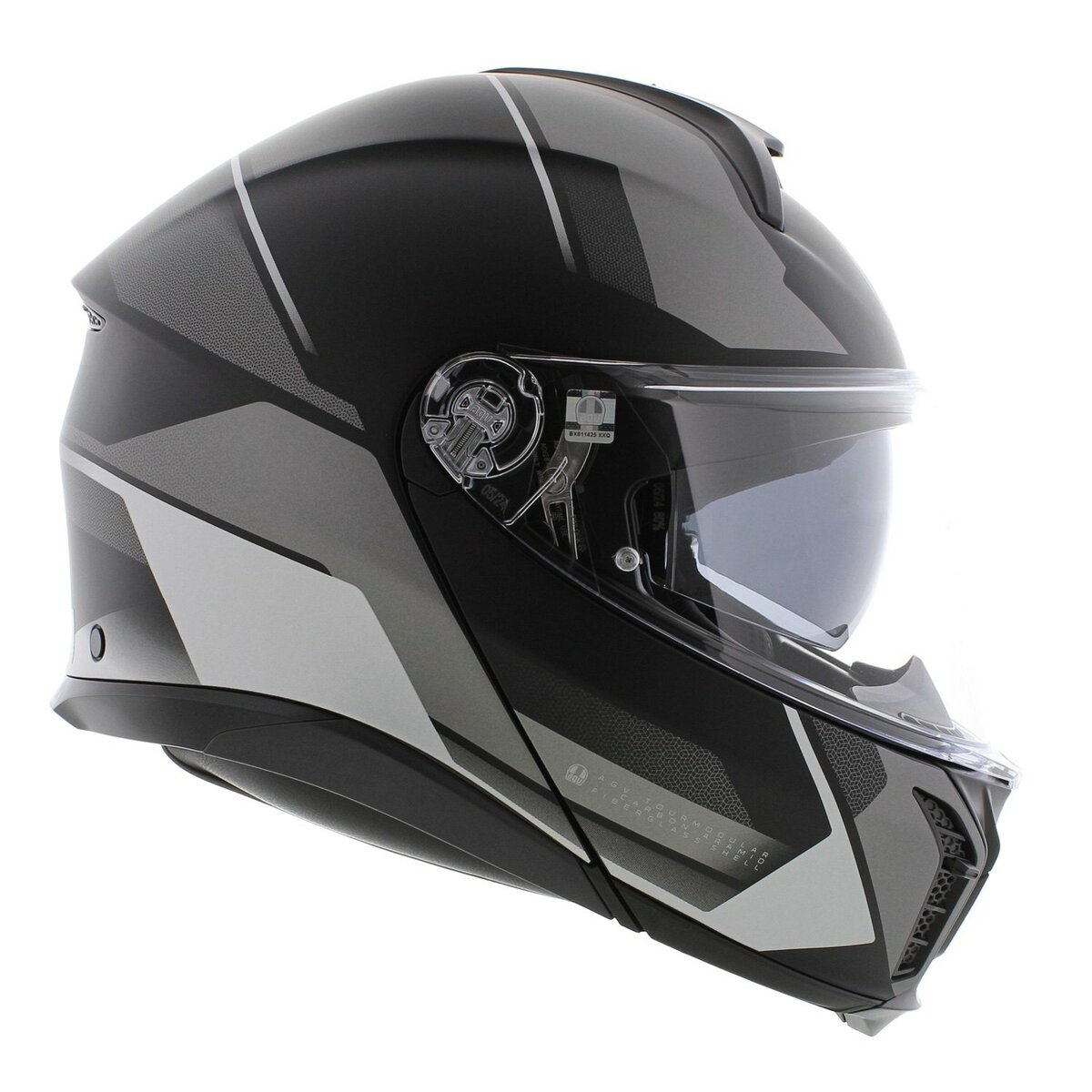 AGV Tourmodular Perception modular helmet matt black silver grey