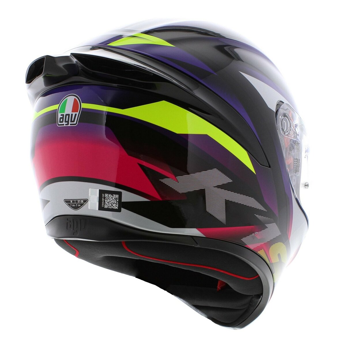 AGV K1 S helmet Fastlap black purple pink