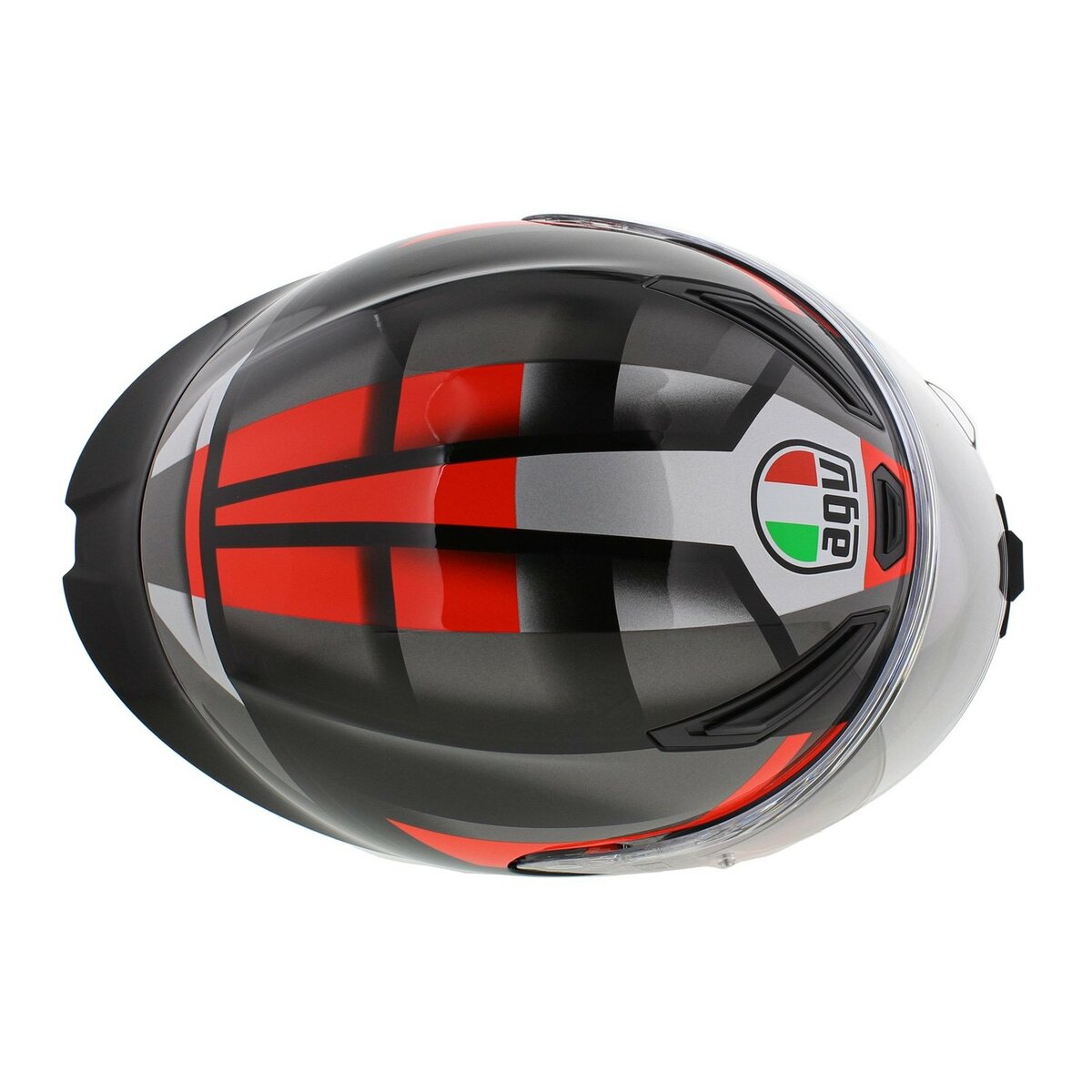 AGV K1 S helmet Fastlap grey black red