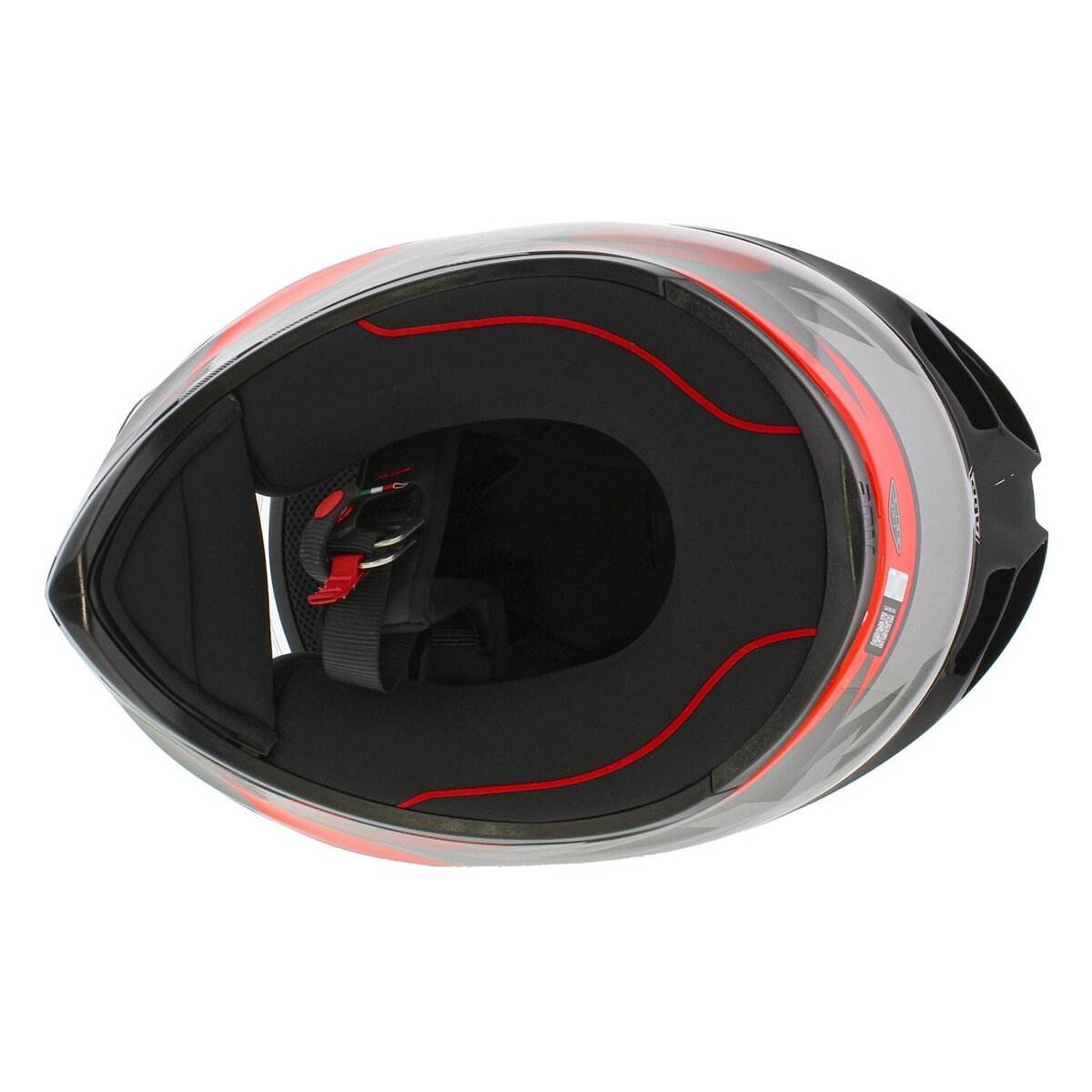 AGV K1 S helmet Fastlap grey black red