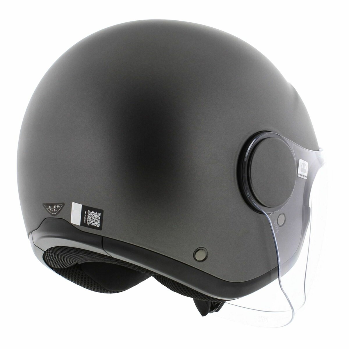 AGV Eteres Open Face helmet Matt Asfalto Grey