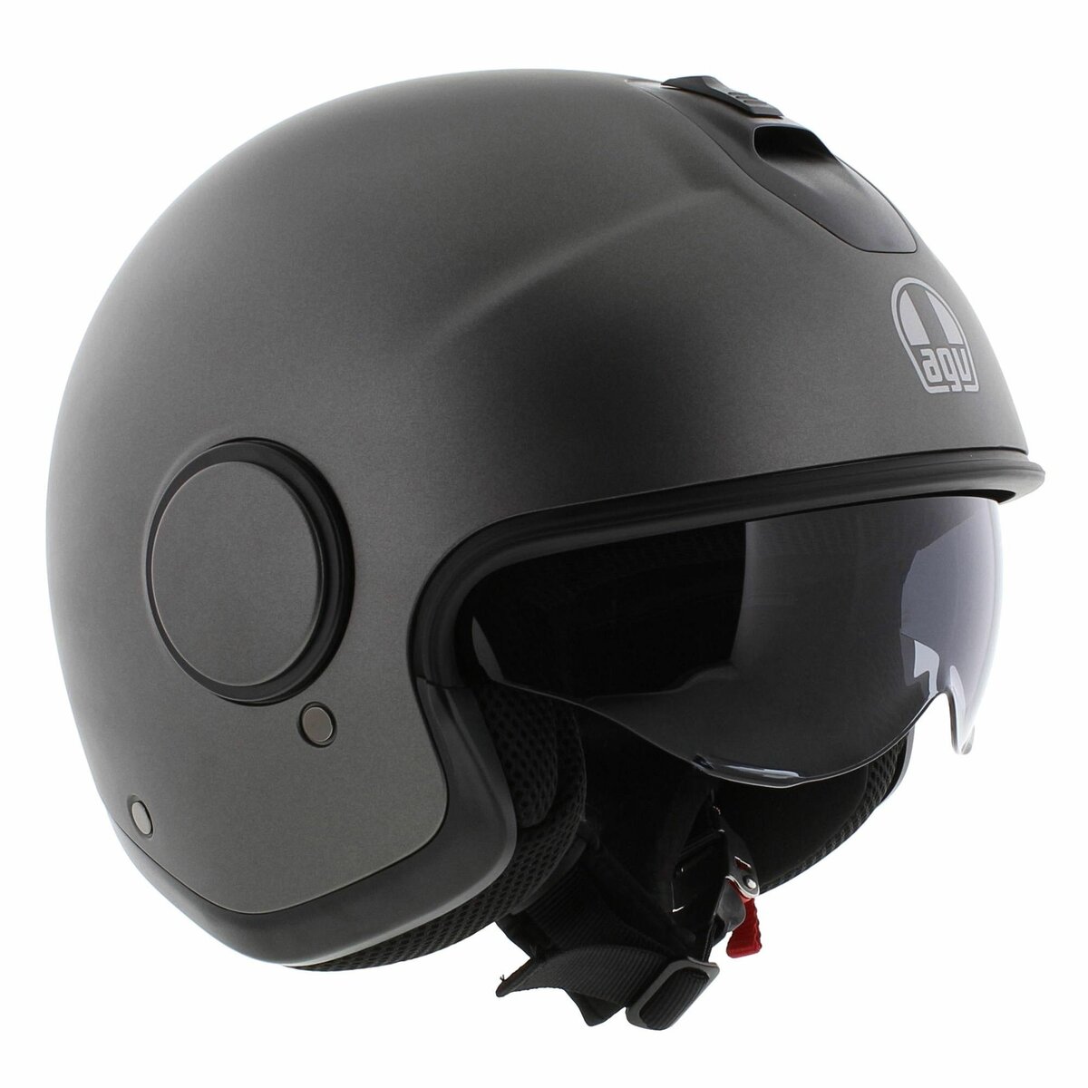 AGV Eteres Open Face helmet Matt Asfalto Grey