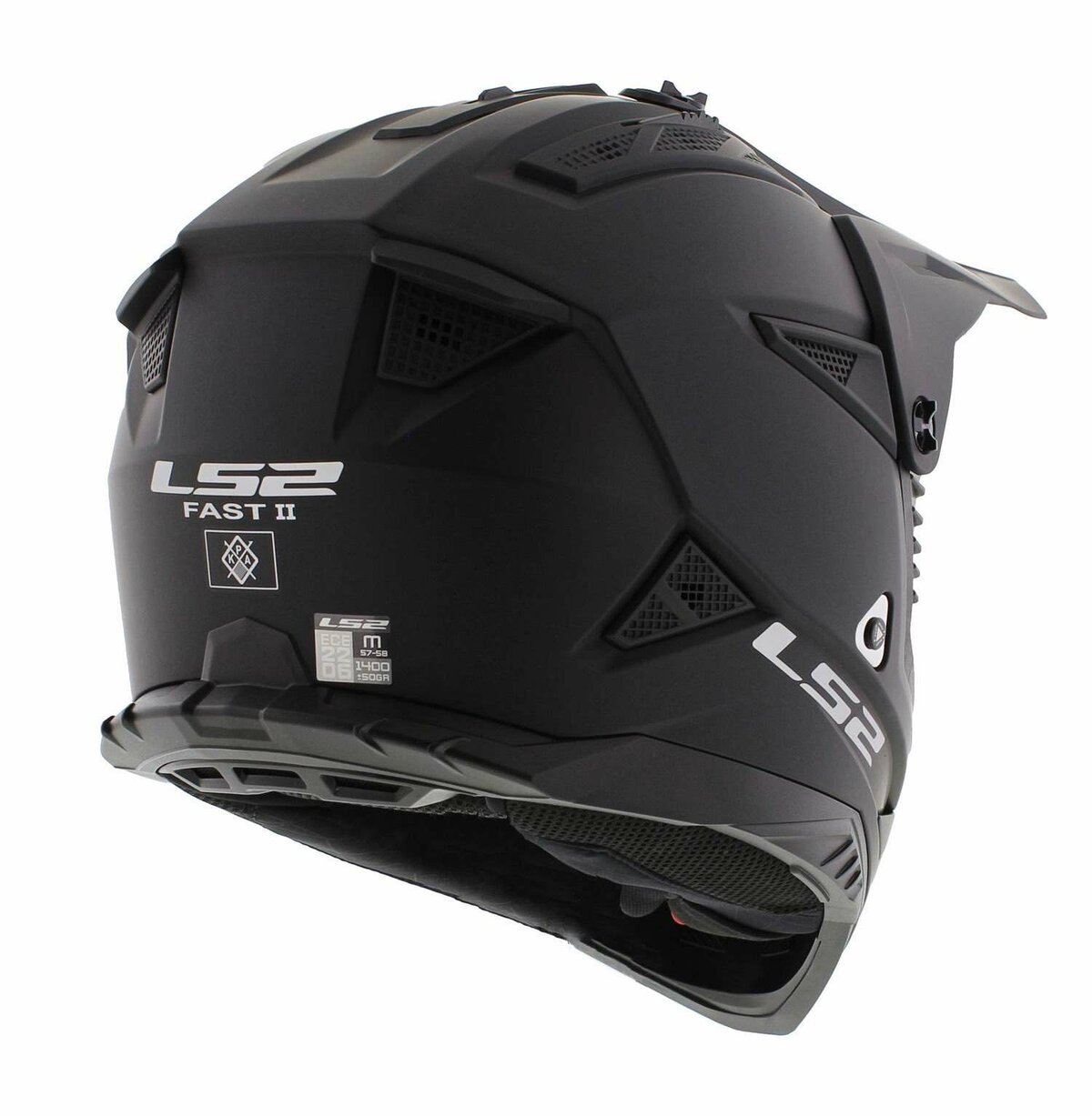 LS2 MX708 Fast II helmet solid matt black