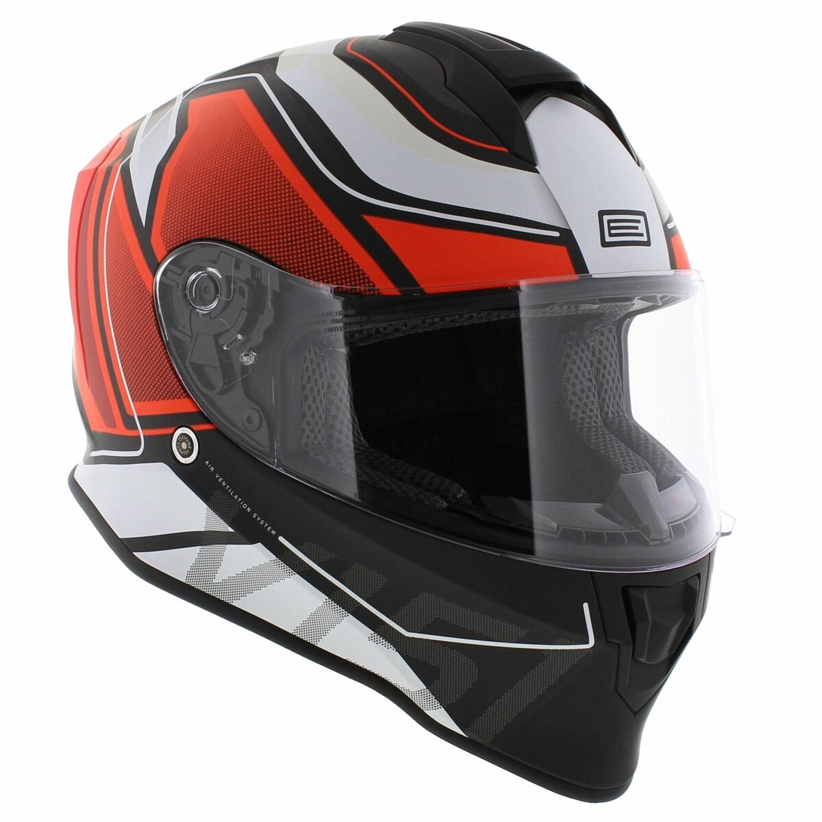 Origine Dinamo full face helmet - Galaxi Matt black red white