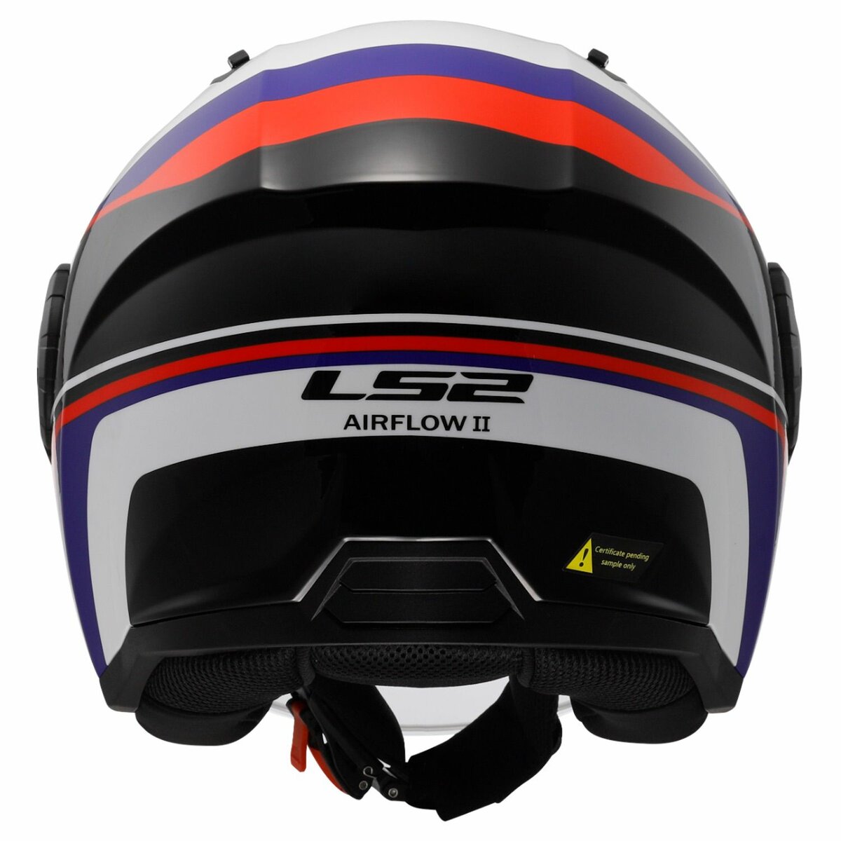 LS2 OF616 Airflow II helmet Rush gloss white blue red