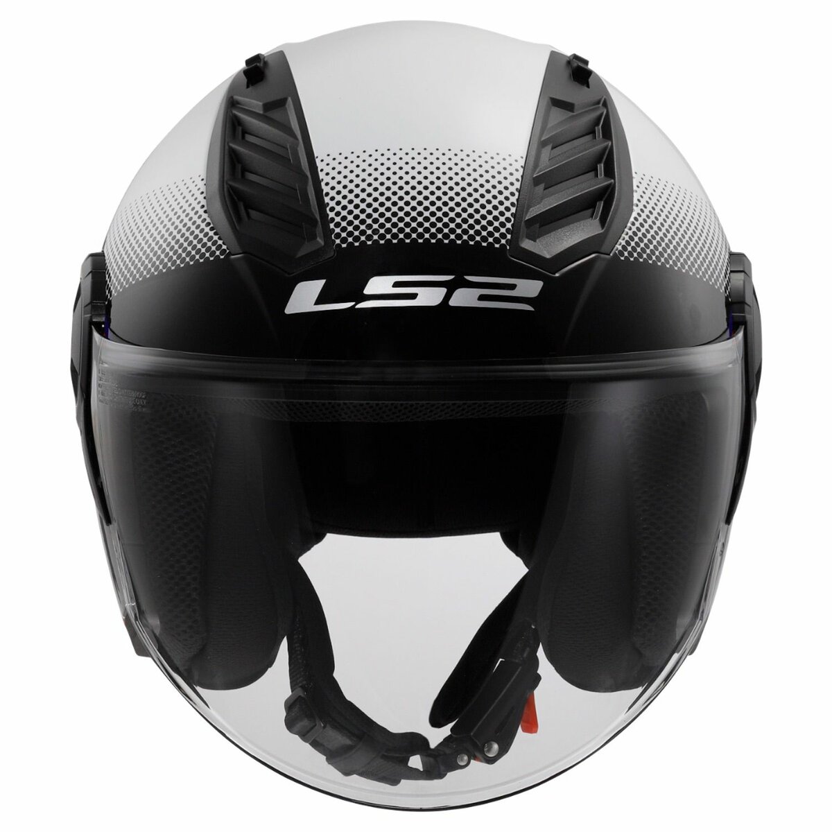 LS2 OF616 Airflow II helmet Rush gloss white blue red