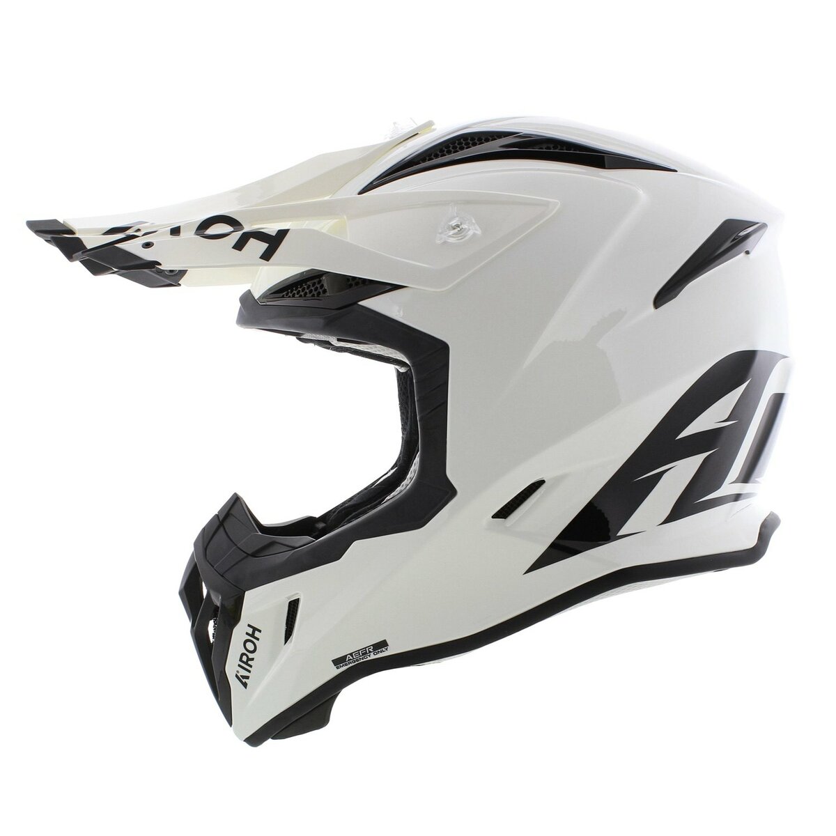 Airoh Aviator Ace 2 MX Helmet Color gloss white