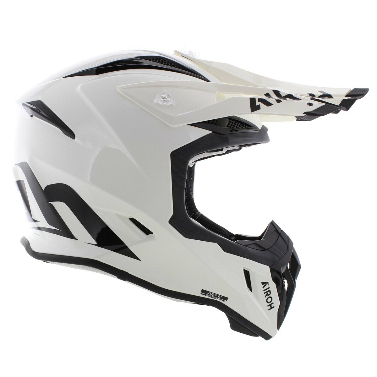 Airoh Aviator Ace 2 MX Helmet Color gloss white