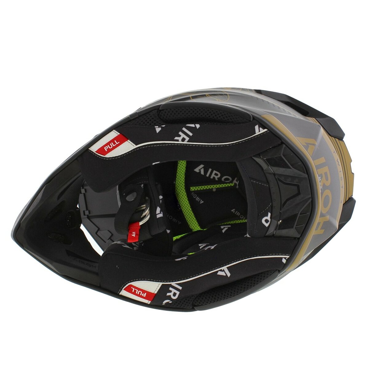 Airoh Twist 3.0 MX Helmet Titan matt black gold