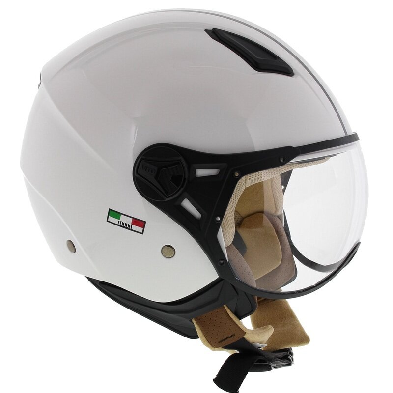 Vito Moda helmet gloss white