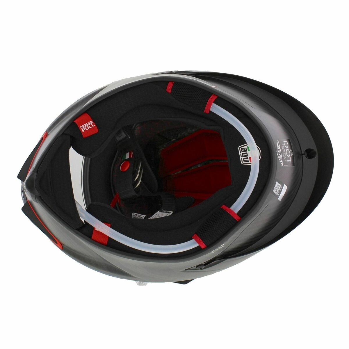 AGV Pista GP RR Intrepido Matt Carbon Black Red