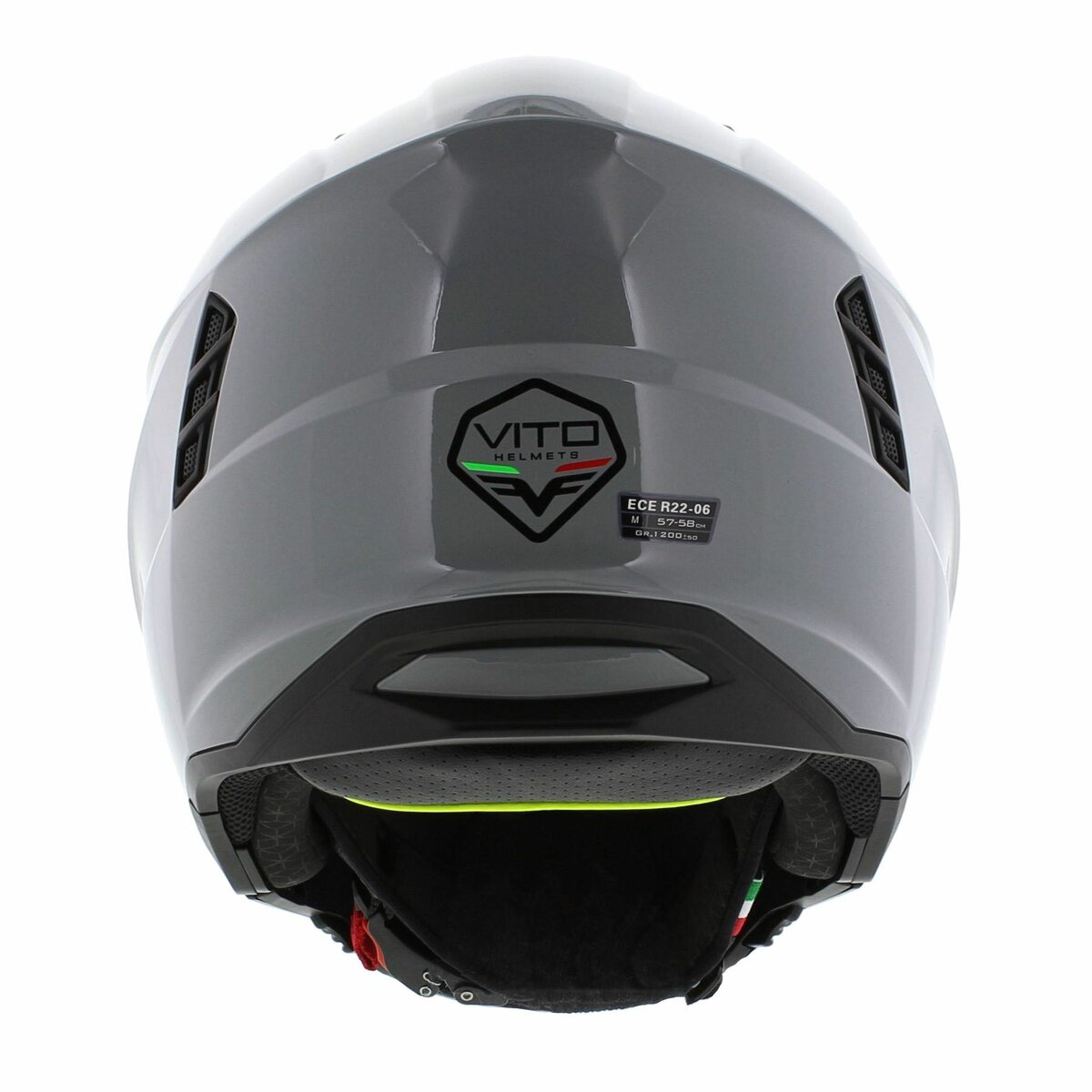 Vito Jet Predator helmet nardo grey