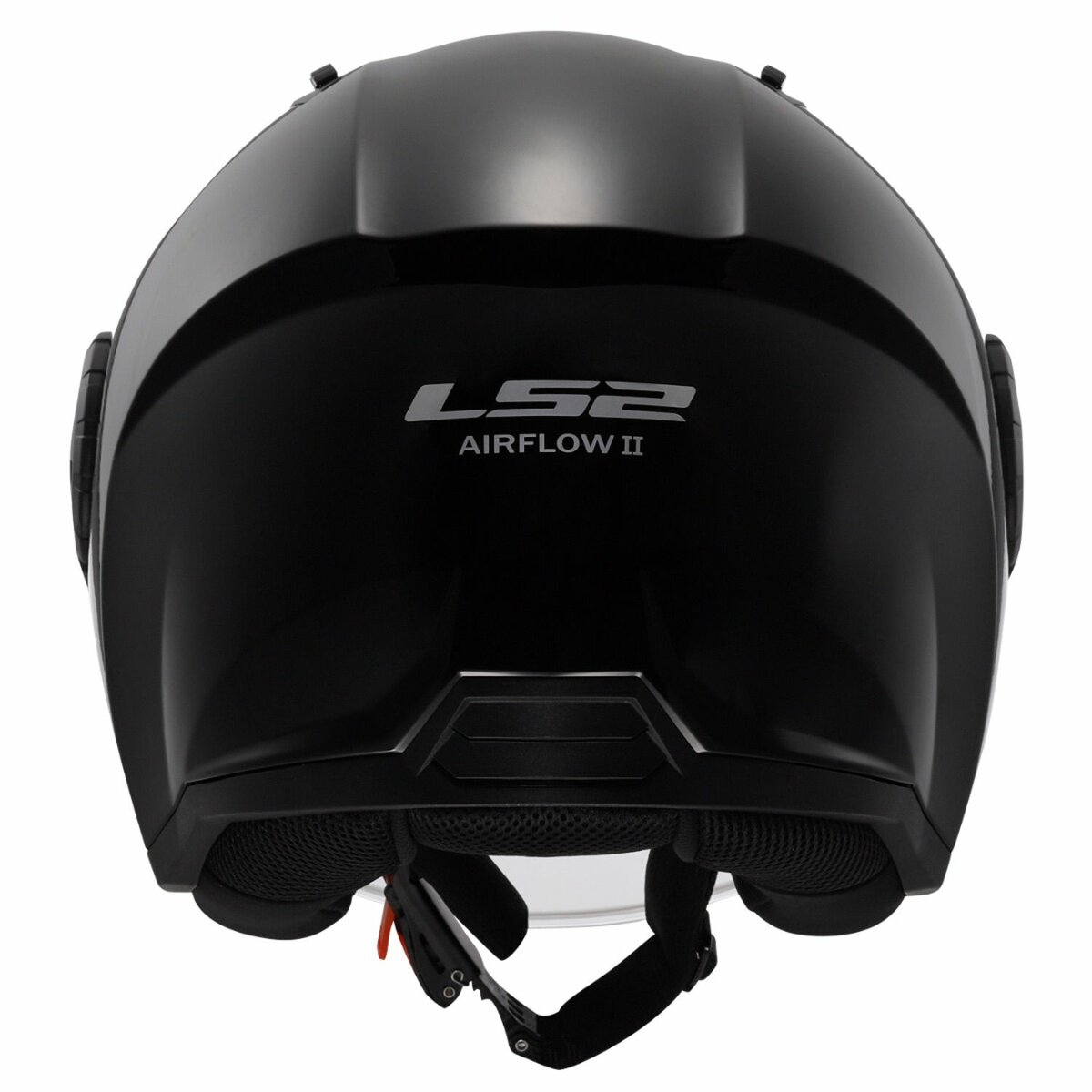 LS2 OF616 Airflow II helmet solid gloss black