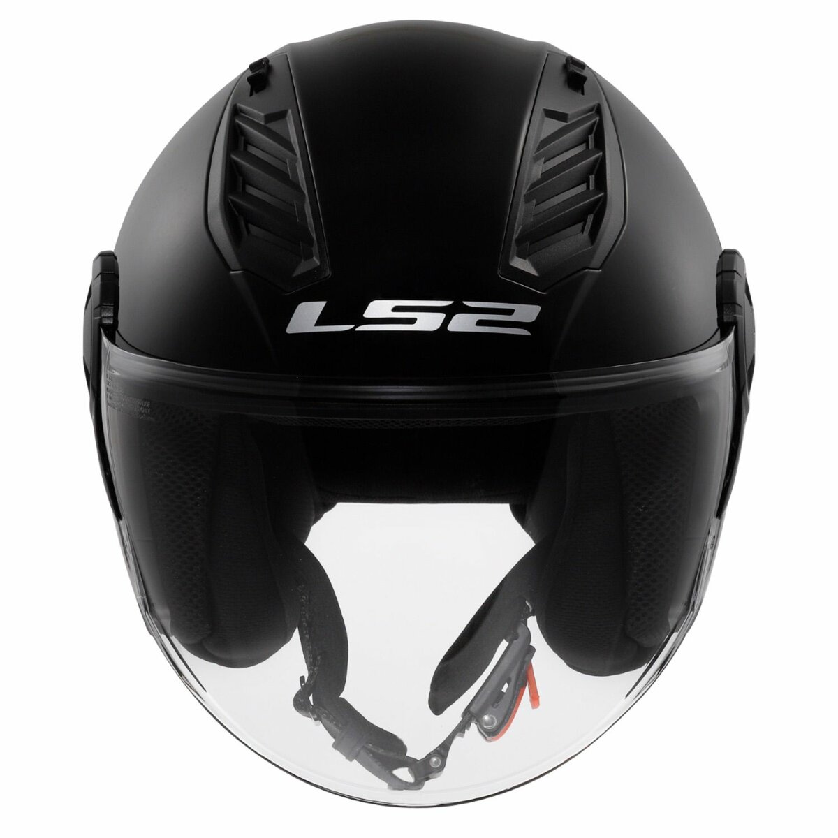 LS2 OF616 Airflow II helmet solid gloss black