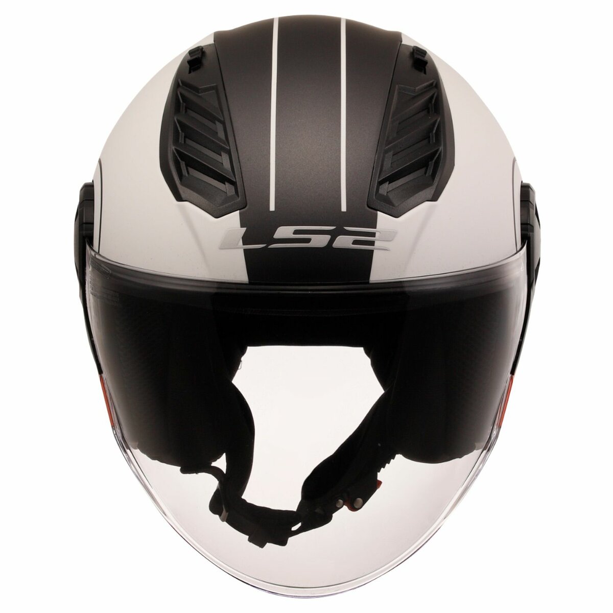 LS2 OF616 Airflow II helmet Cover matt white red
