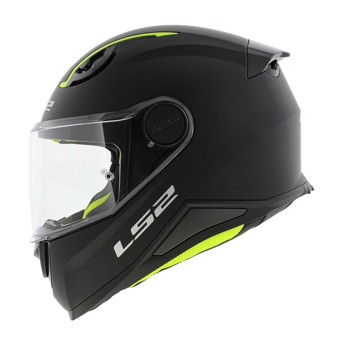 LS2 FF812 Kids junior solid matt black - Children motorcycle racing helmet