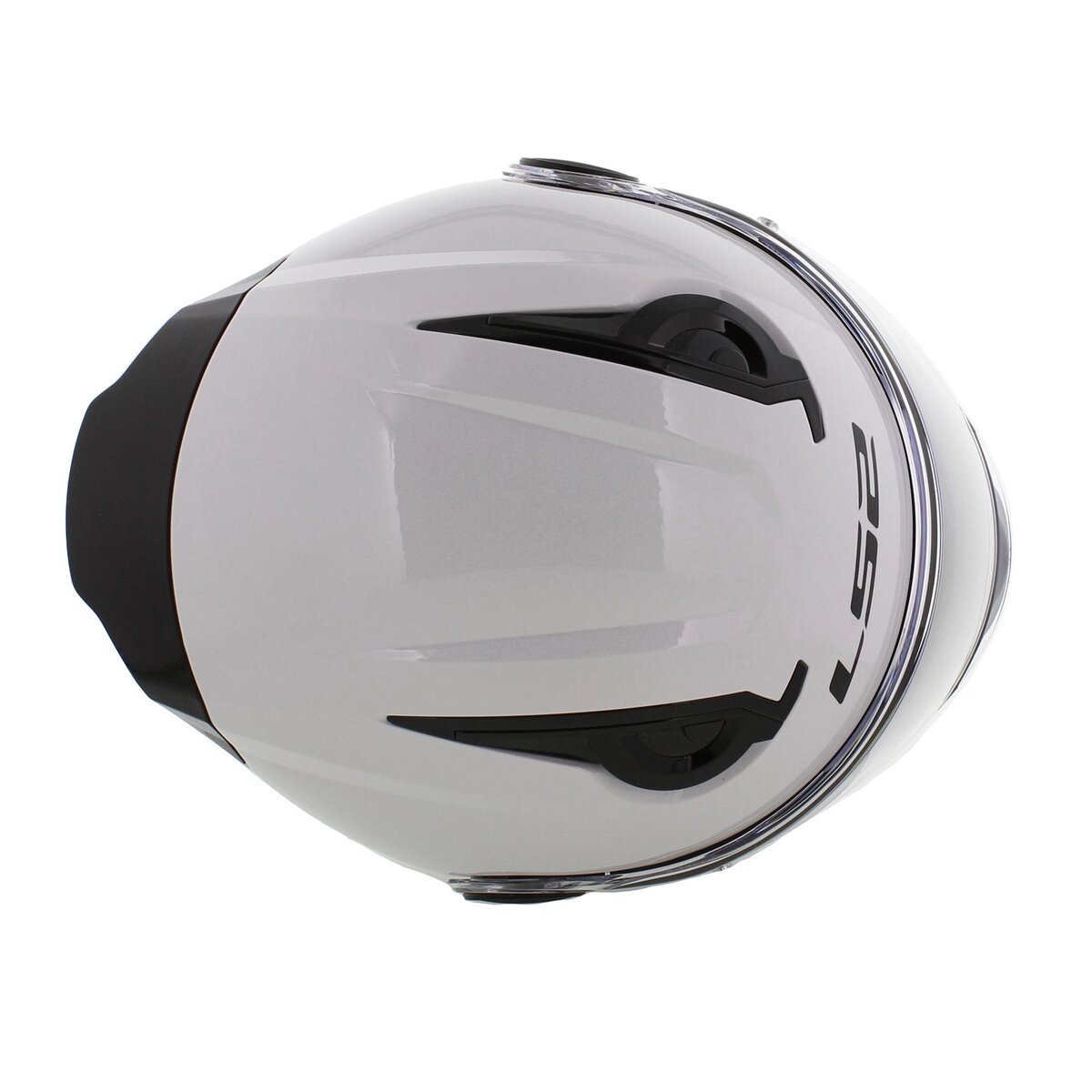 LS2 FF812 Kids junior solid gloss white - Children motorcycle racing helmet