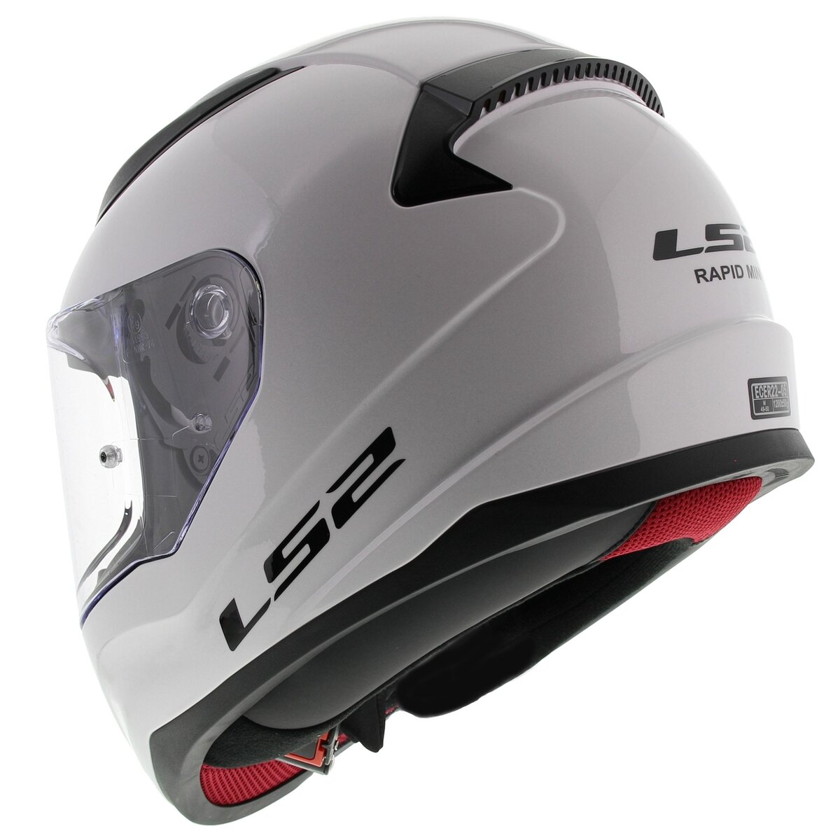 LS2 FF353 Rapid mini Single Mono gloss white