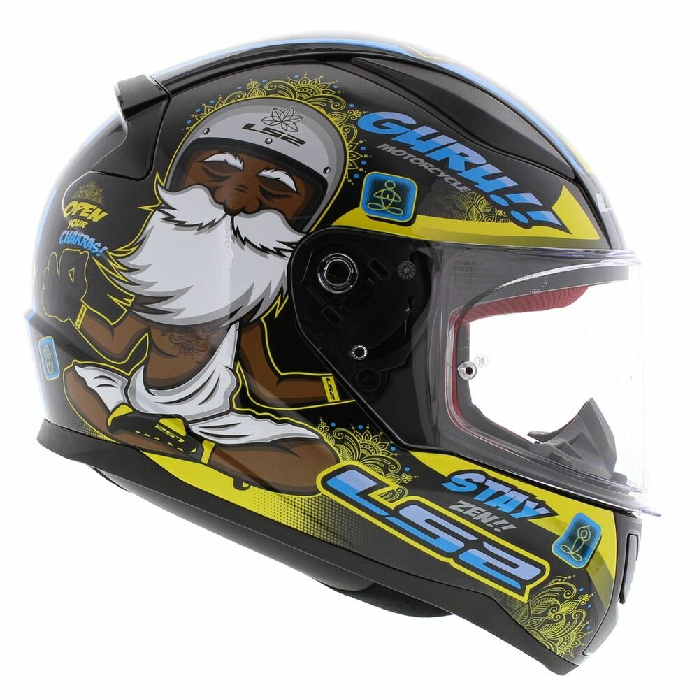LS2 FF353 Rapid helmet Buddha black yellow