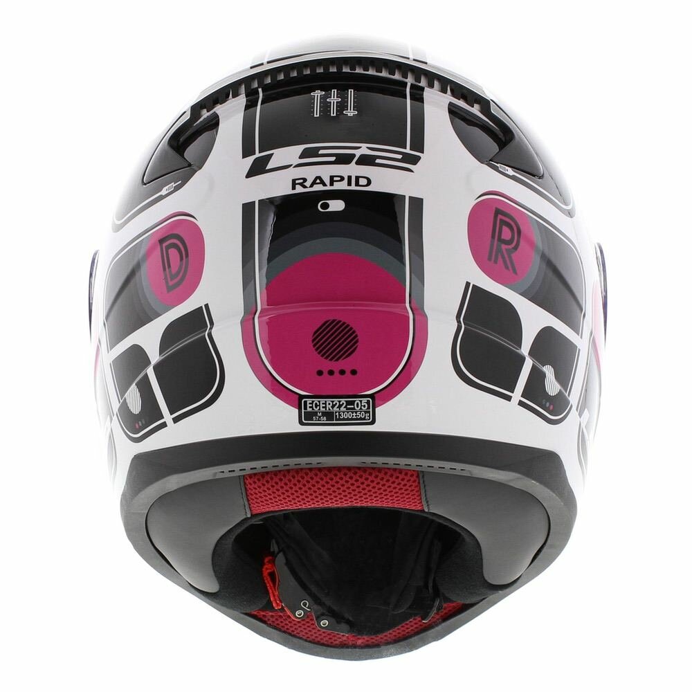 LS2 FF353 Rapid Brick gloss black pink white