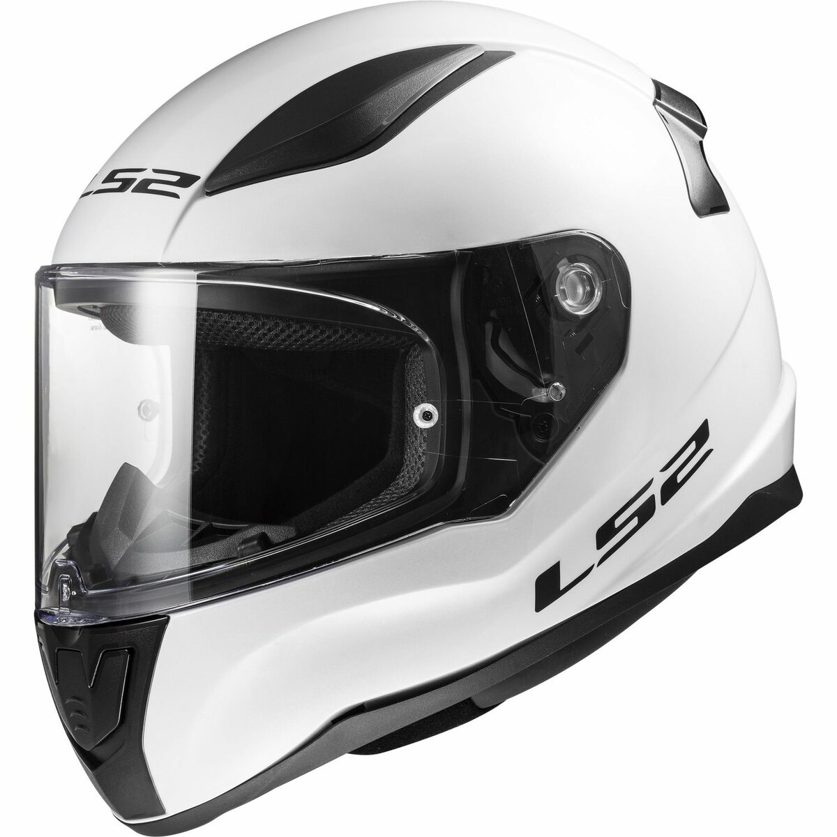LS2 FF353 Rapid II helmet solid gloss white