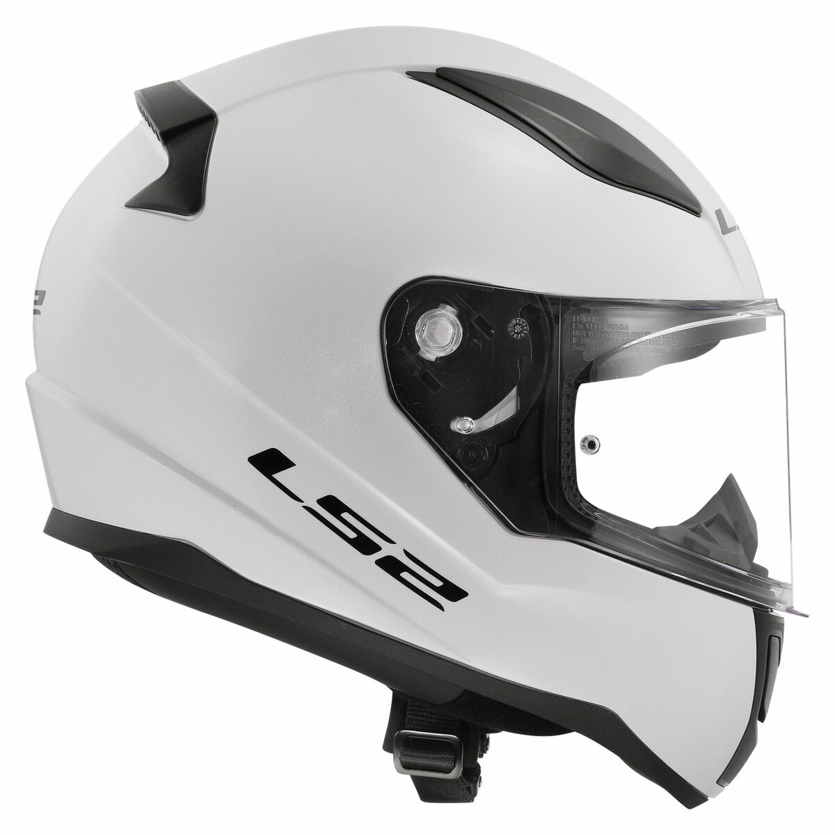LS2 FF353 Rapid II helmet solid gloss white