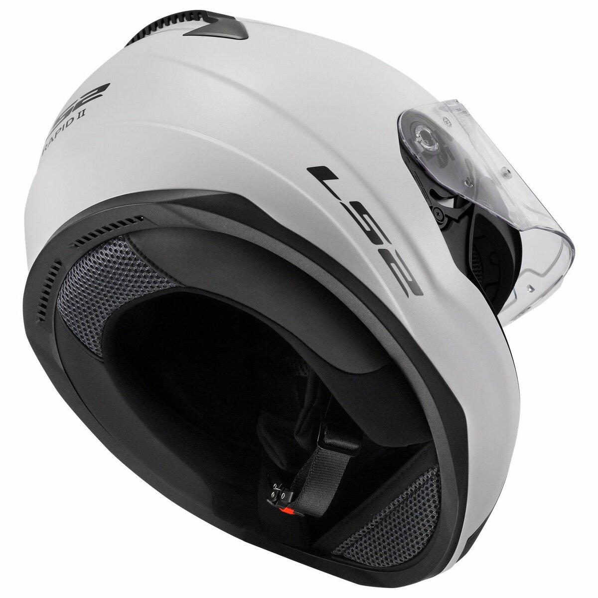 LS2 FF353 Rapid II helmet solid gloss white