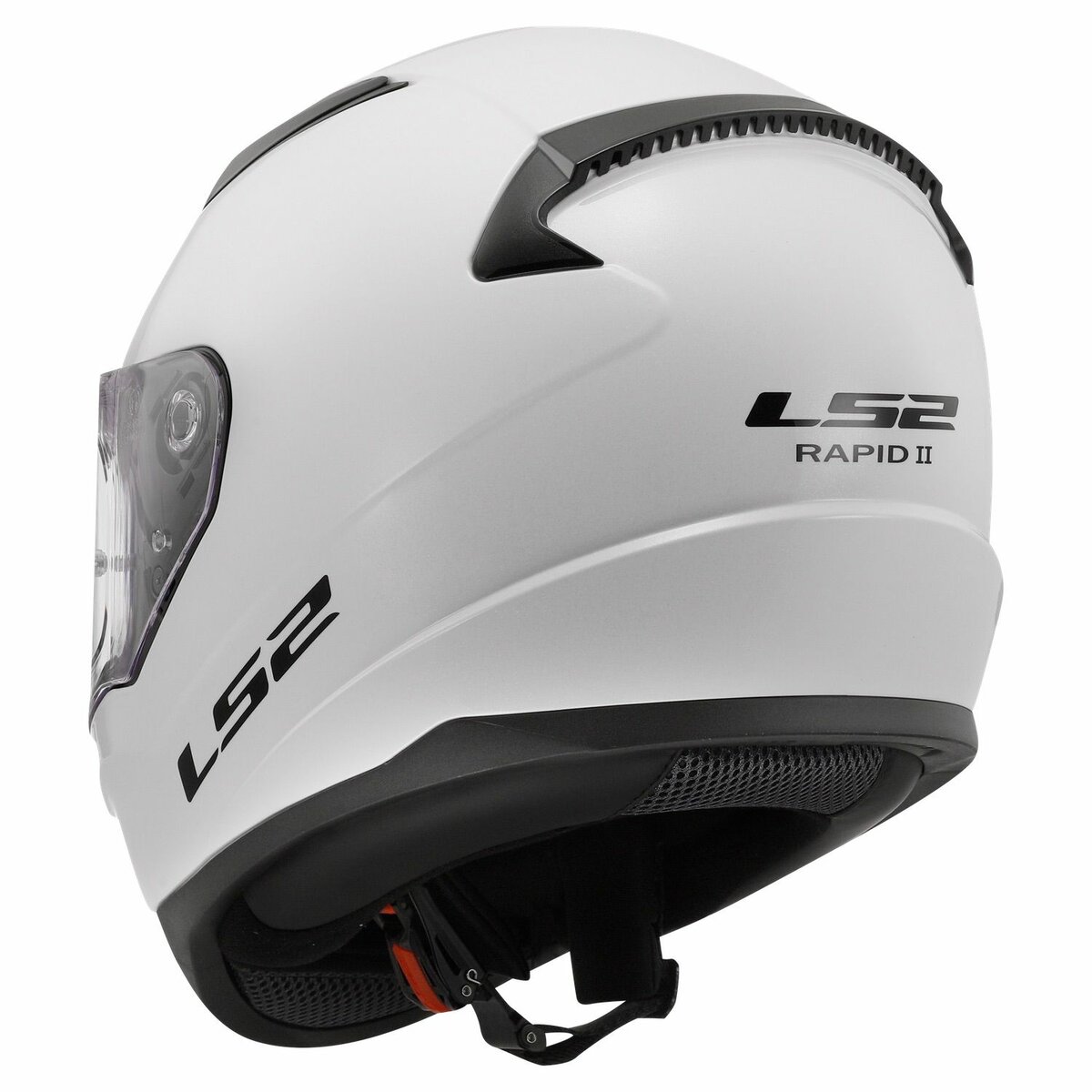 LS2 FF353 Rapid II helmet solid gloss white