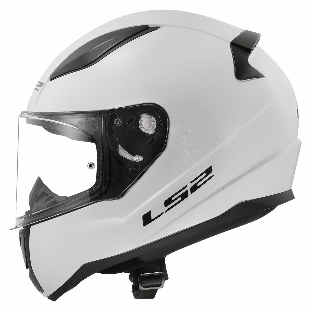 LS2 FF353 Rapid II helmet solid gloss white