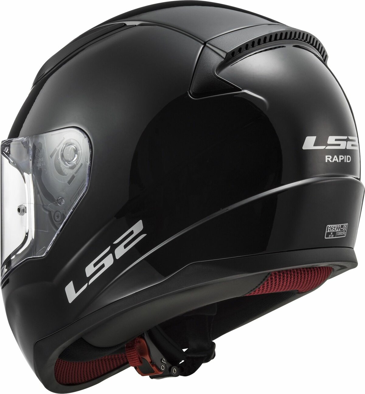 LS2 FF353 Rapid II helmet solid gloss black