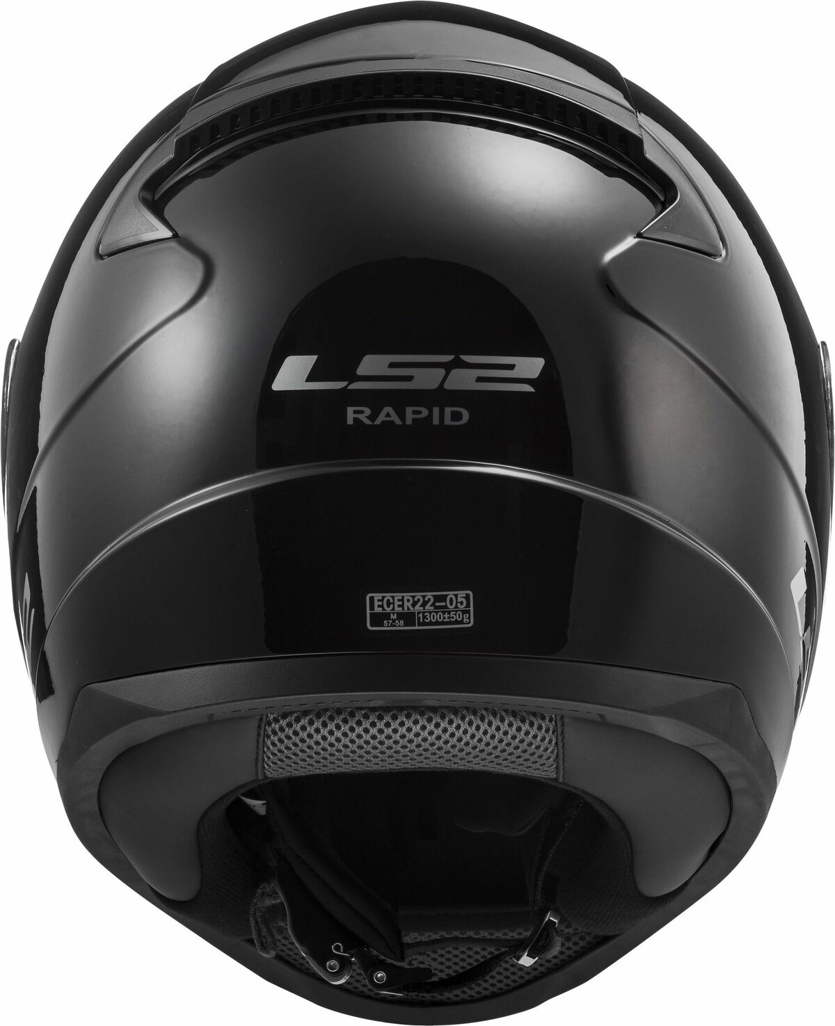 LS2 FF353 Rapid II helmet solid gloss black