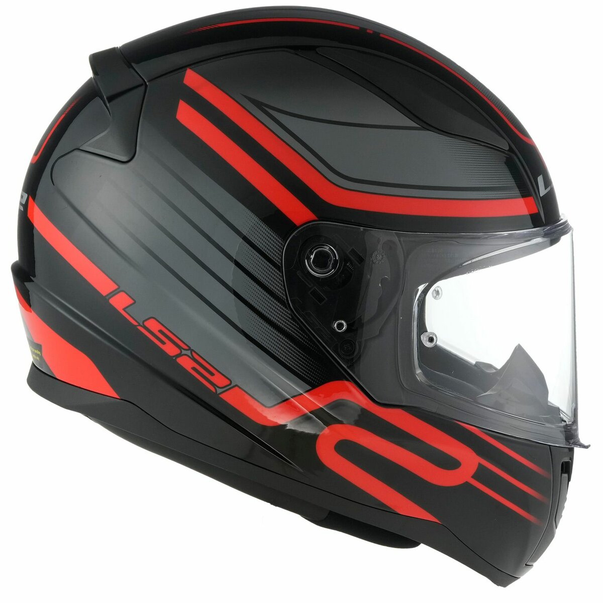LS2 FF353 Rapid II helmet Circuit black red