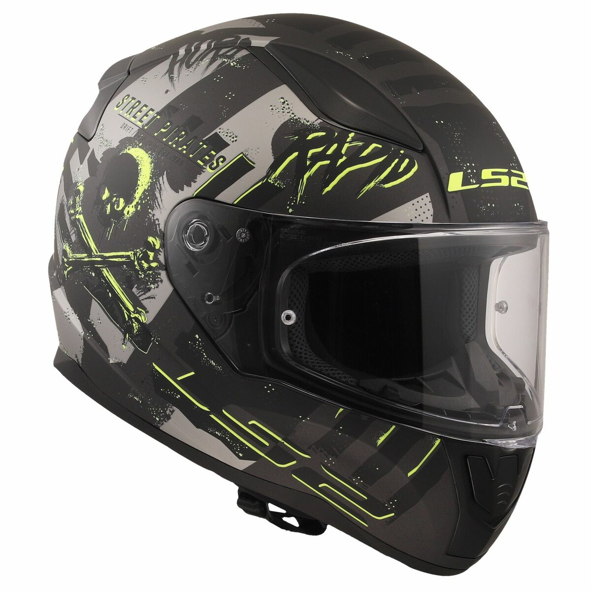 LS2 FF353 Rapid II helmet Pirates matt titanium