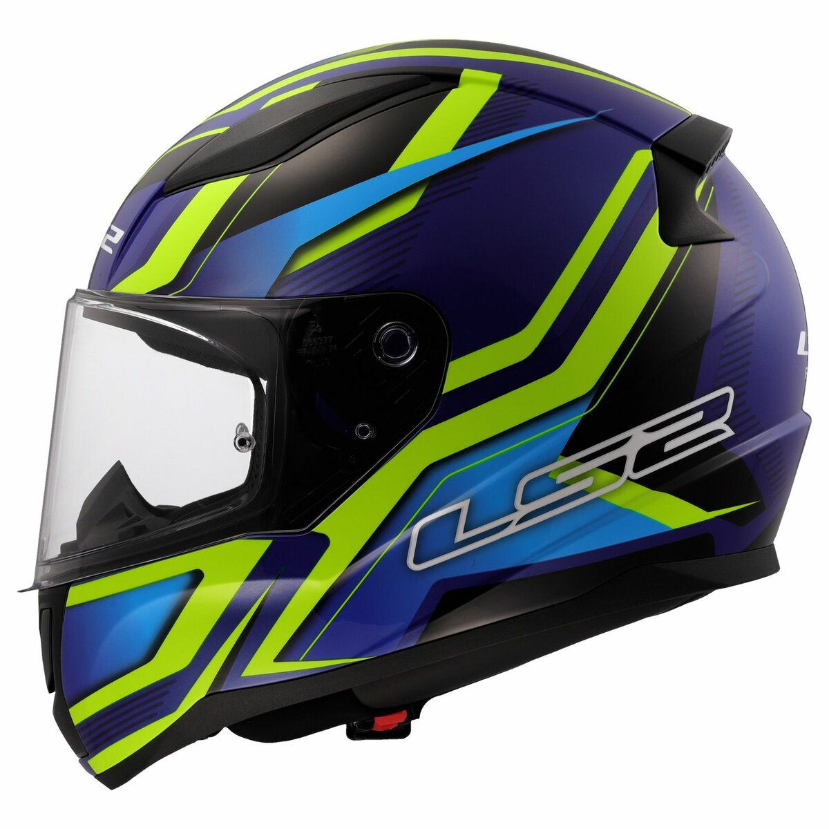 LS2 FF353 Rapid II helmet Flitz h-vision yellow blue
