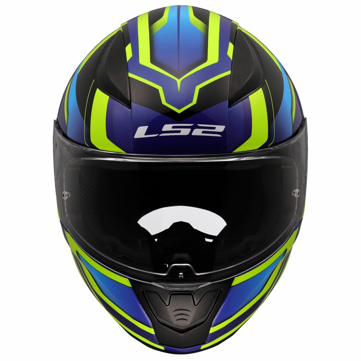 LS2 FF353 Rapid II helmet Flitz h-vision yellow blue
