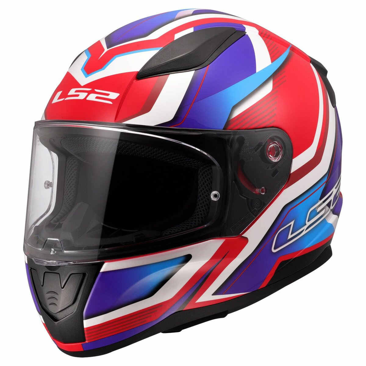 LS2 FF353 Rapid II helmet Flitz white blue red
