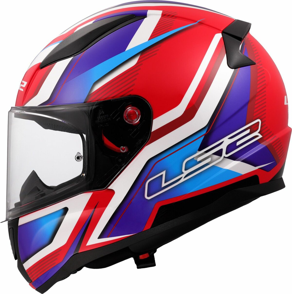 LS2 FF353 Rapid II helmet Flitz white blue red