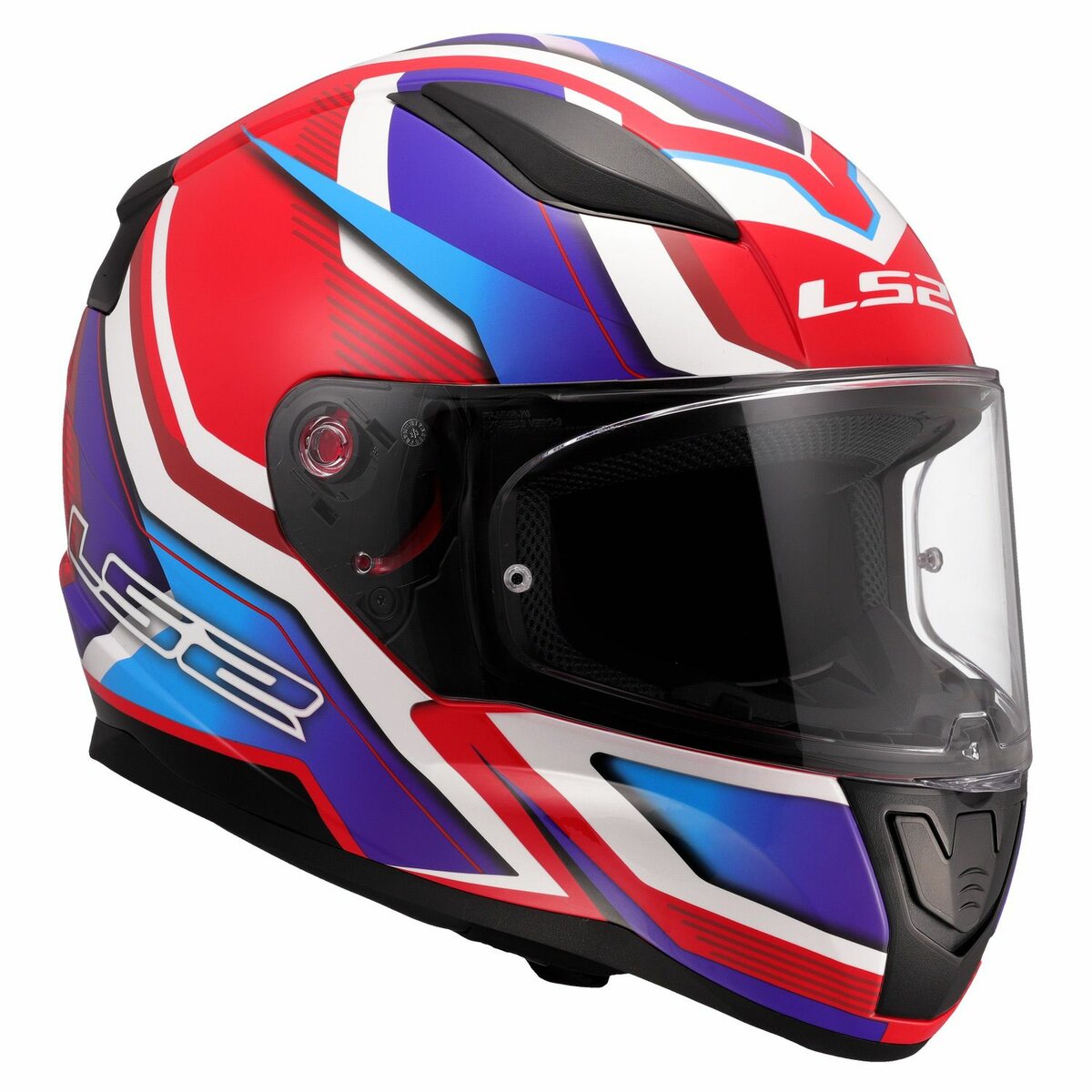 LS2 FF353 Rapid II helmet Flitz white blue red