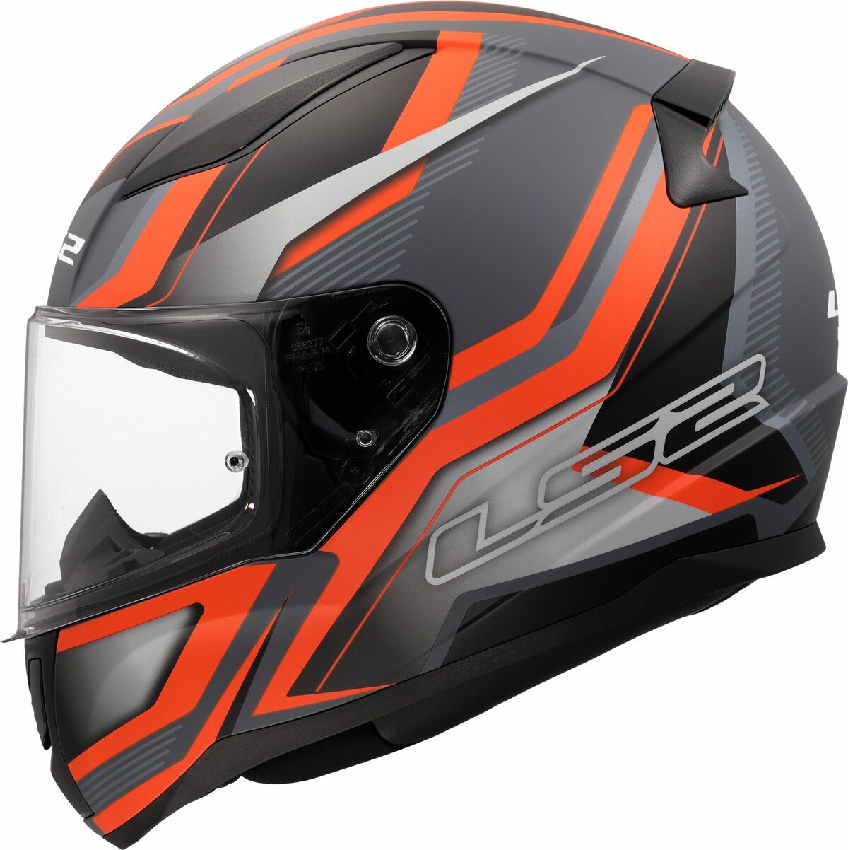 LS2 FF353 Rapid II helmet Flitz orange grey