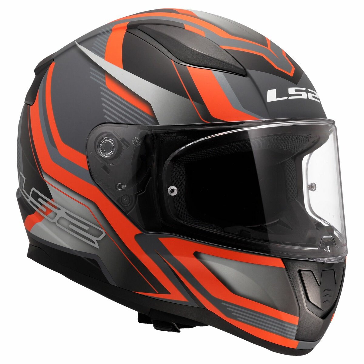 LS2 FF353 Rapid II helmet Flitz orange grey