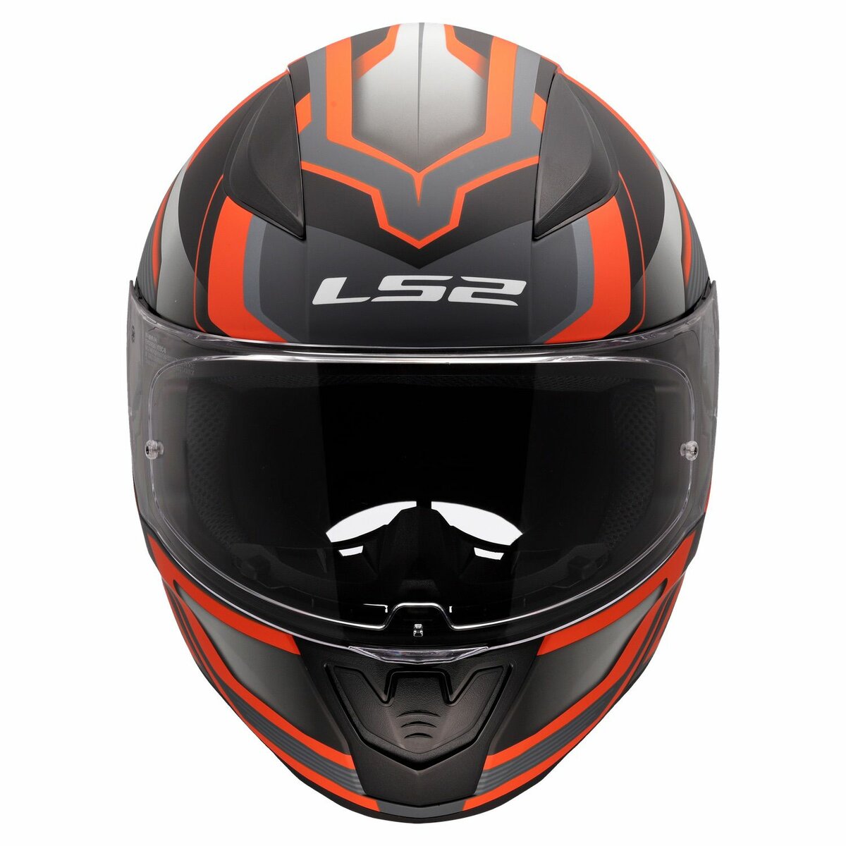 LS2 FF353 Rapid II helmet Flitz orange grey