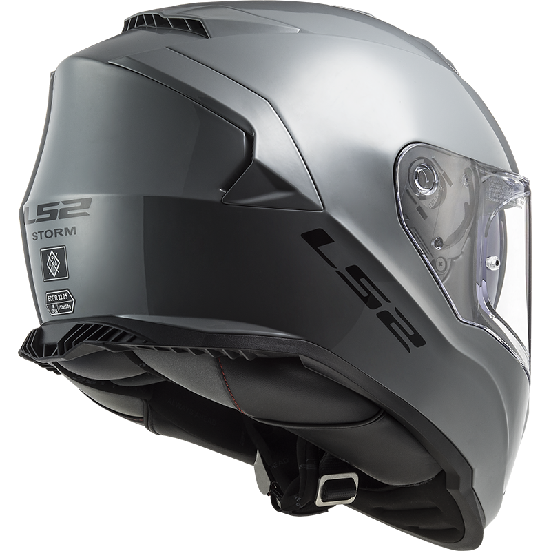 LS2 FF800 Storm Single mono gloss nardo grey