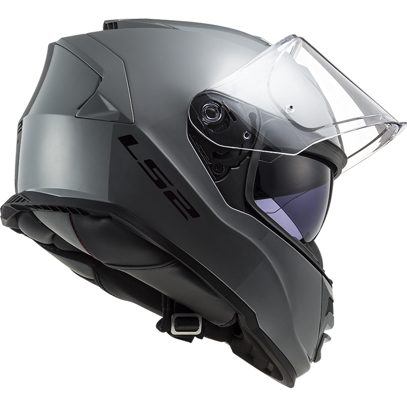 LS2 FF800 Storm Single mono gloss nardo grey