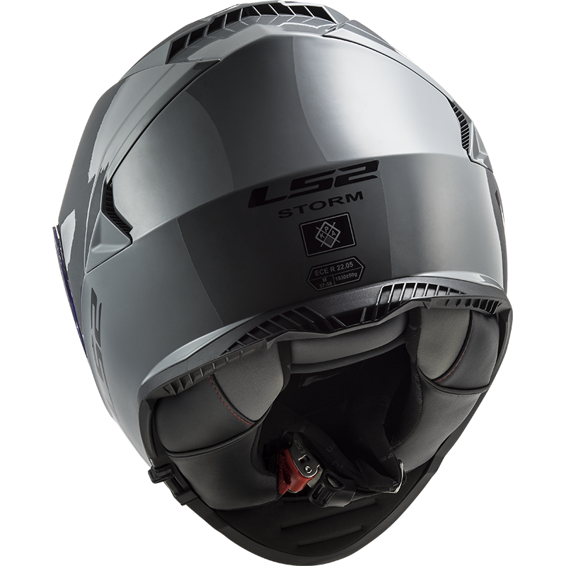 LS2 FF800 Storm Single mono gloss nardo grey