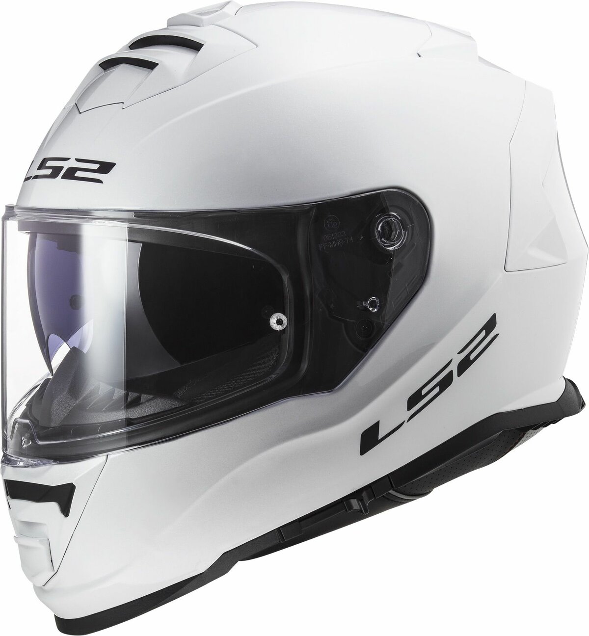LS2 FF800 Storm II helmet solid gloss white