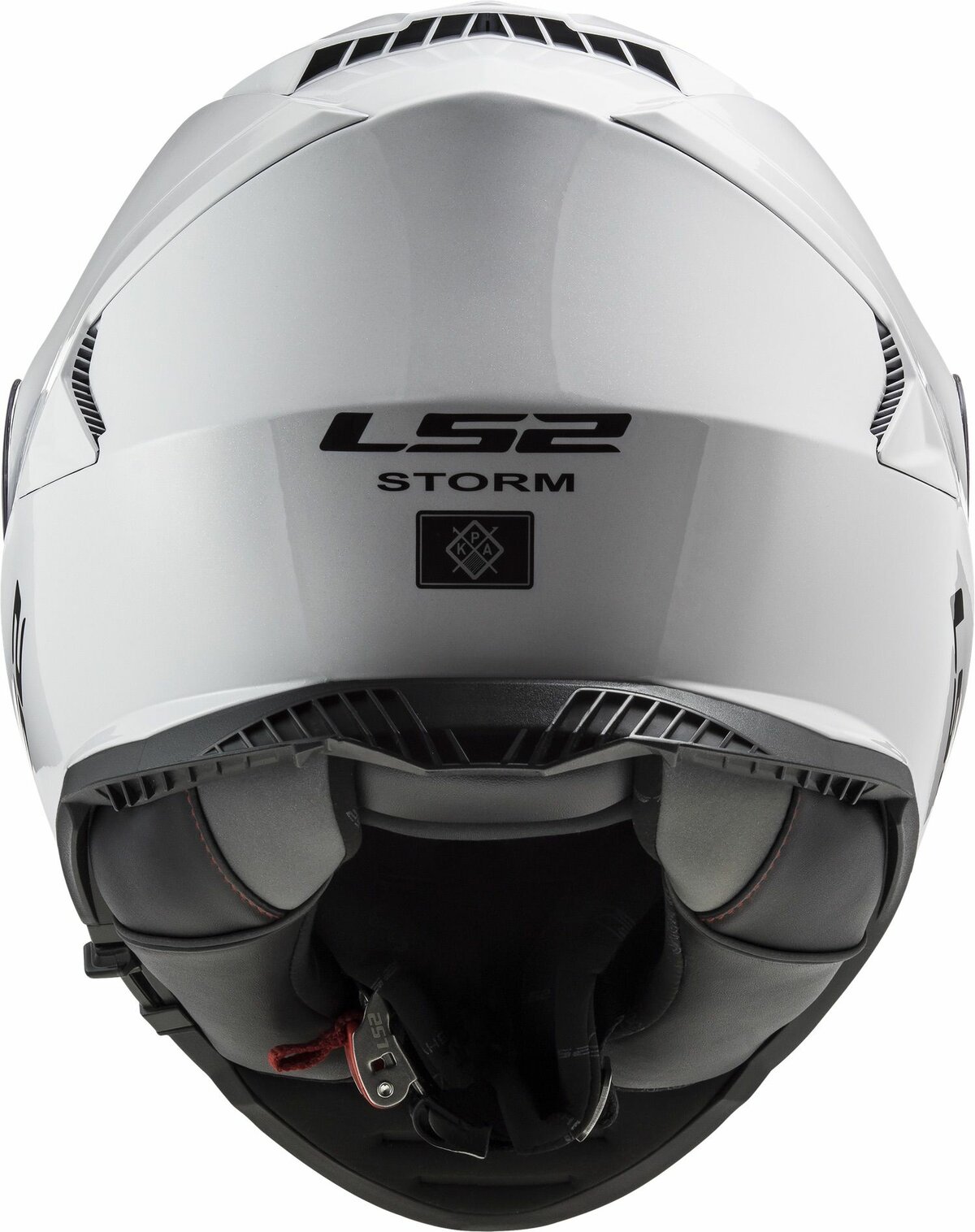 LS2 FF800 Storm II helmet solid gloss white