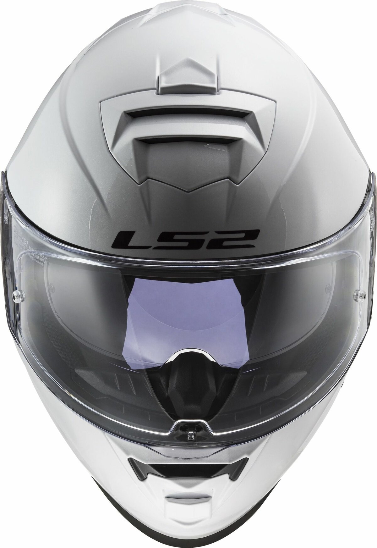 LS2 FF800 Storm II helmet solid gloss white