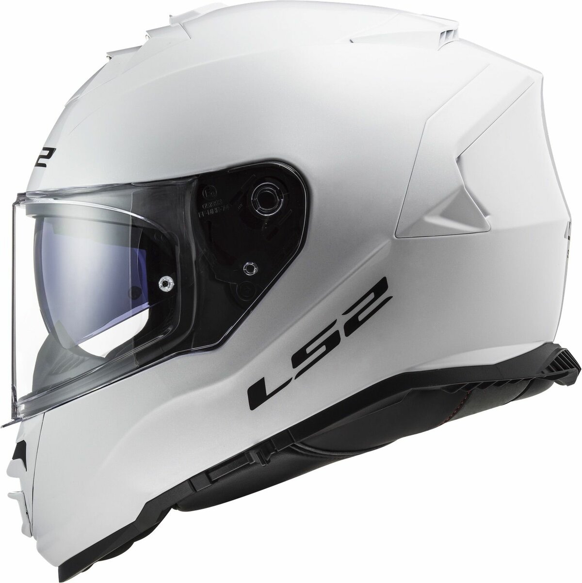 LS2 FF800 Storm II helmet solid gloss white